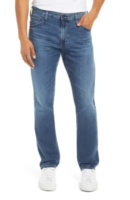 AG AG Everett Slim Straight Leg Jeans in 11 Years Stonehenge — Men Summer blue Pants