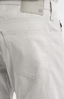AG AG Tellis Airluxe™ Commuter Performance Sateen Slim Fit Pants in Glacier Mist — Men Autumn silver Pants