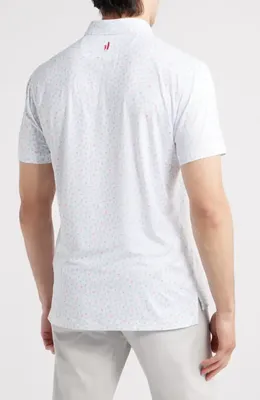 johnnie-O johnnie-O Pin Up Featherweight Performance Polo in White — Men Winter white Tops