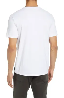 AG AG Bryce V-Neck T-Shirt in True White — Men Winter white Tops