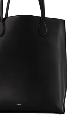 Vince Vince Athene Leather Tote in Black — Women Winter black Accessories