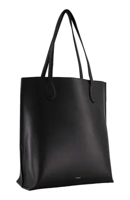 Vince Vince Athene Leather Tote in Black — Women Winter black Accessories