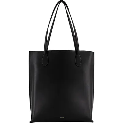 Vince Vince Athene Leather Tote in Black — Women Winter black Accessories