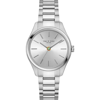 rag & bone rag & bone Dean Bracelet Watch in Silver — Men Winter silver Accessories