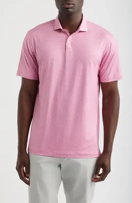 johnnie-O johnnie-O Fall Flower Featherweight Performance Polo in Palm Beach — Men Spring pink Tops