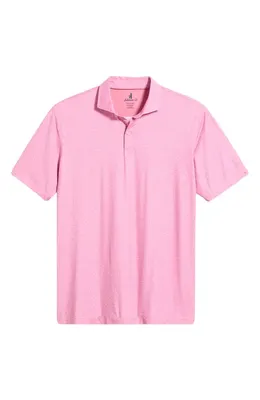 johnnie-O johnnie-O Fall Flower Featherweight Performance Polo in Palm Beach — Men Spring pink Tops