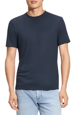 Theory Theory Sarior Anemone Milano T-Shirt in Baltic — Men Winter navy Tops