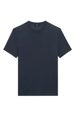 Theory Theory Sarior Anemone Milano T-Shirt in Baltic — Men Winter navy Tops