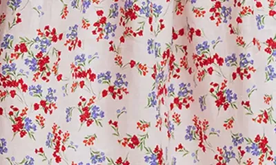 Boden Boden Valentina Linen Midi Skirt in Ivory, Bloom Scatter in Ivory/ Bloom Scatter — Women Spring white Skirts