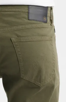 AG AG Tellis Stretch Sateen Modern Slim Pants in Urban Green — Men Autumn green Pants