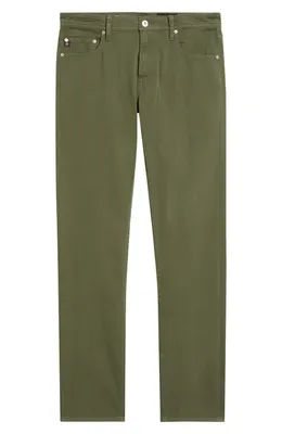 AG AG Tellis Stretch Sateen Modern Slim Pants in Urban Green — Men Autumn green Pants