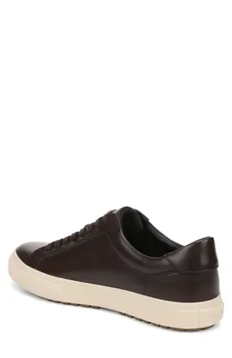 Vince Vince Flash Low Top Sneaker in Cocoa Brown/Cream Leather — Men Autumn chocolate Shoes