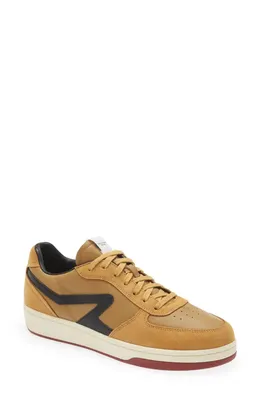 rag & bone rag & bone Retro Court Sneaker in Mstrd/Blk — Women Autumn gold Shoes