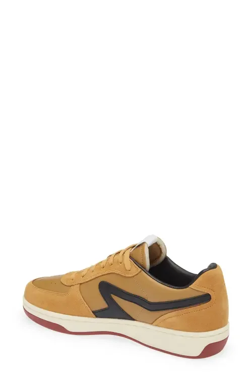 rag & bone rag & bone Retro Court Sneaker in Mstrd/Blk — Women Autumn gold Shoes
