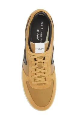 rag & bone rag & bone Retro Court Sneaker in Mstrd/Blk — Women Autumn gold Shoes