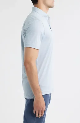 johnnie-O johnnie-O Lyndon Classic Fit Polo in Tide — Men Summer silver Tops