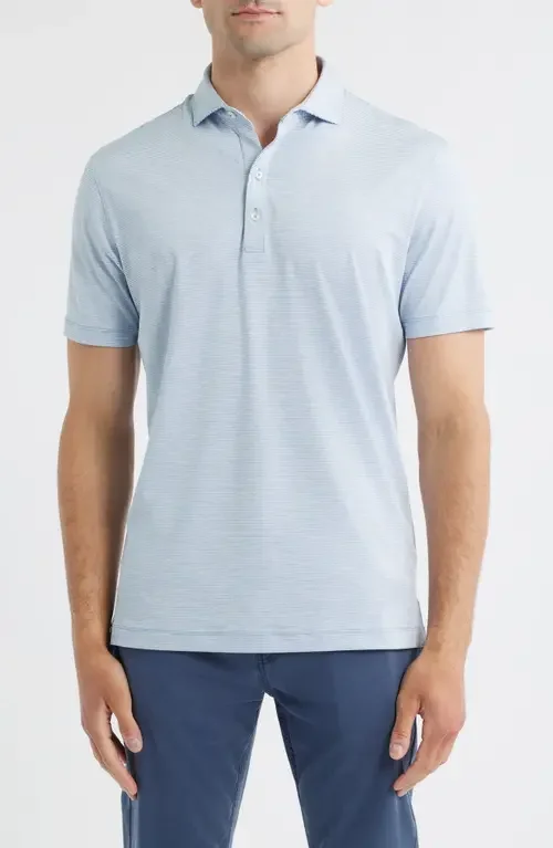 johnnie-O johnnie-O Lyndon Classic Fit Polo in Tide — Men Summer silver Tops