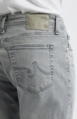 AG AG Everett Slim Straight Leg Jeans in Half Dome — Men Summer silver Pants