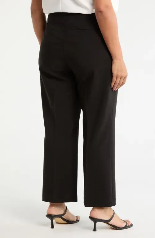 NIC+ZOE NIC+ZOE Plaza Bootcut Pants in Black Onyx — Women Winter black Pants