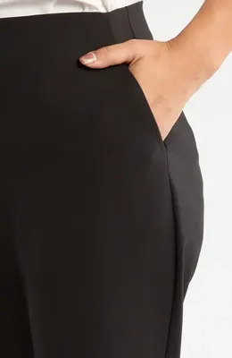 NIC+ZOE NIC+ZOE Plaza Bootcut Pants in Black Onyx — Women Winter black Pants