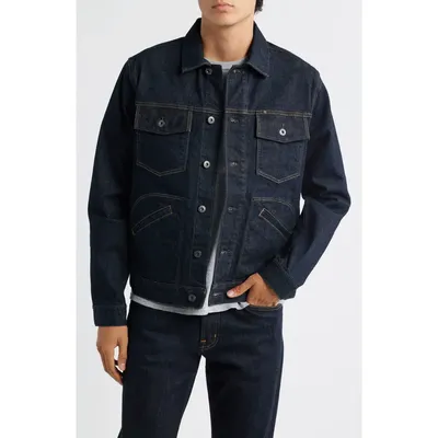AG AG Jackson Denim Jacket in Colfax — Men Winter navy Outerwear
