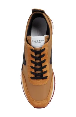 rag & bone rag & bone Retro Runner Sneaker in Mustard — Women Autumn camel Shoes