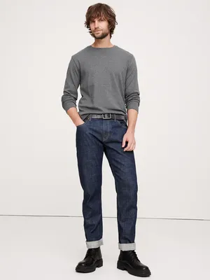 Unknown Luxury-Touch Long-Sleeve T-Shirt in Gray — Men Summer black Tops