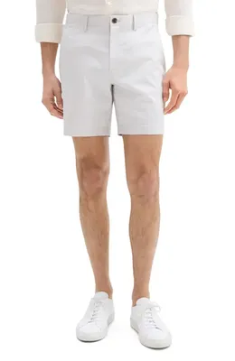 Theory Theory Zaine Cotton Blend Shorts in Fog — Men Winter white Shorts