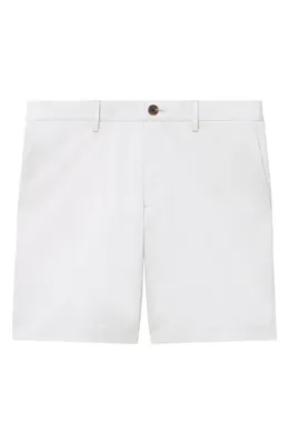 Theory Theory Zaine Cotton Blend Shorts in Fog — Men Winter white Shorts