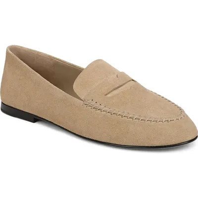 Vince Vince Teo Penny Loafer in Tuscan Sand — Women Autumn beige Shoes