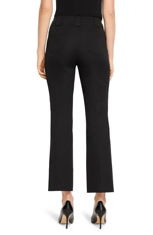 NIC+ZOE NIC+ZOE Plaza Ankle Demi Bootcut Pants in Black Onyx — Women Winter black Pants