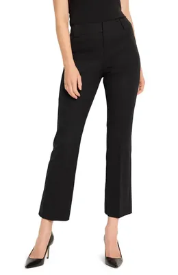 NIC+ZOE NIC+ZOE Plaza Ankle Demi Bootcut Pants in Black Onyx — Women Winter black Pants