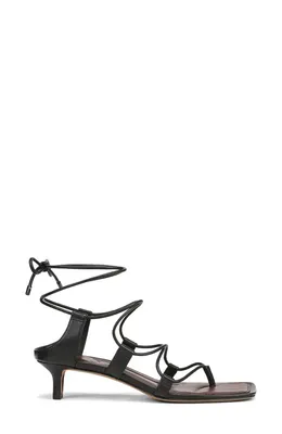 Vince Vince Paulette Ankle Wrap Sandal in Black — Women Winter black Shoes