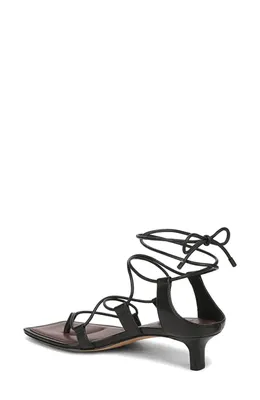 Vince Vince Paulette Ankle Wrap Sandal in Black — Women Winter black Shoes
