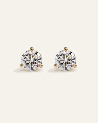 Quince Quince Women's 14K Gold Lab Grown Diamond Martini Studs 5ctw in Yellow Gold — Women Spring gold Accessories