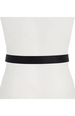 Vince Vince Reversible Black Leather Belt in Black — Men Winter black Belts