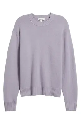 FRAME FRAME Cashmere Crewneck Sweater in Old Lavender — Men Summer silver Tops