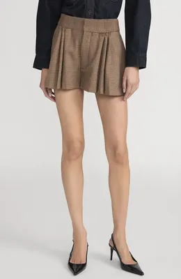FRAME FRAME The Refract Shorts in Brown Multi — Women Autumn khaki Shorts