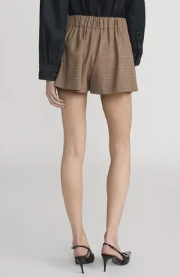 FRAME FRAME The Refract Shorts in Brown Multi — Women Autumn khaki Shorts