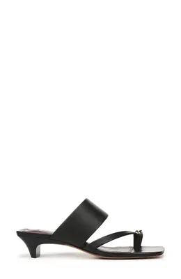Vince Vince Stacy Toe Loop Sandal in Black — Women Winter black Shoes