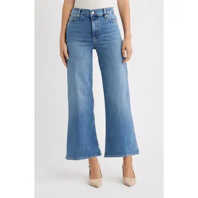 FRAME FRAME Le Pixie High Waist Slim Palazzo Jeans in Gossamer — Women Summer blue Jeans & Denim