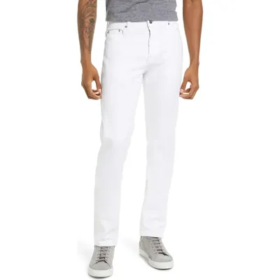 AG AG Tellis Slim Fit Jeans in White — Men Winter white Pants