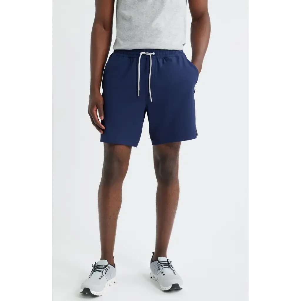 johnnie-O johnnie-O Jumpin Rib Lounge Shorts in Navy — Men Winter navy Shorts
