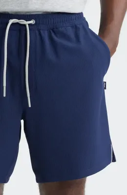johnnie-O johnnie-O Jumpin Rib Lounge Shorts in Navy — Men Winter navy Shorts