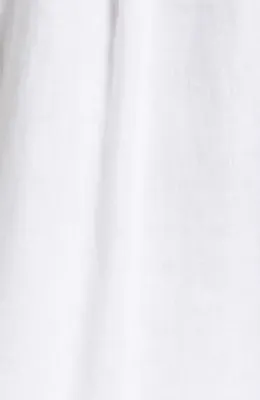 Vince Vince Classic Fit Short Sleeve Linen Shirt in Optic White — Men Winter white Tops