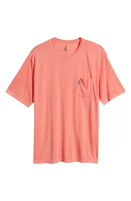 johnnie-O johnnie-O Dale 2.0 Pocket T-Shirt in Fiesta — Men Spring pink Tops