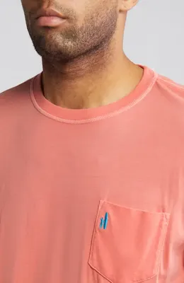 johnnie-O johnnie-O Dale 2.0 Pocket T-Shirt in Fiesta — Men Spring pink Tops