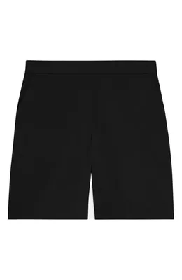 Theory Theory Linen Blend Shorts in Black — Women Winter black Shorts