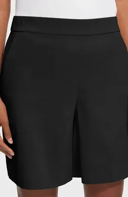Theory Theory Linen Blend Shorts in Black — Women Winter black Shorts
