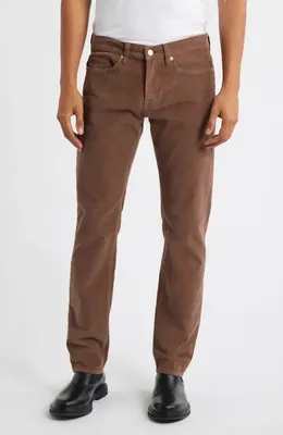 FRAME FRAME L'Homme Corduroy Slim Jeans in Dark Taupe — Men Autumn brown Pants
